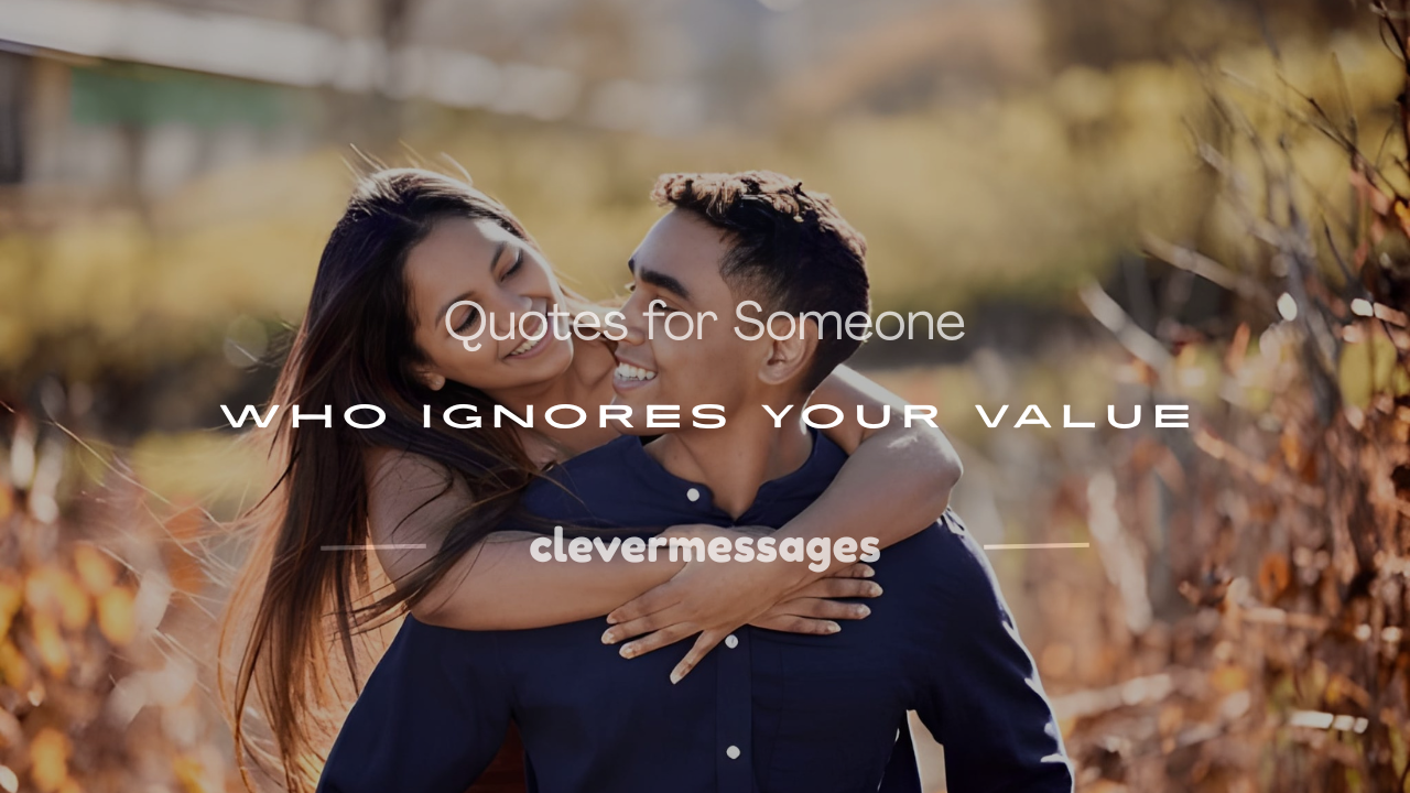 Read more about the article 250+ Short & Deep Quotes for Someone Who Ignores Your Value