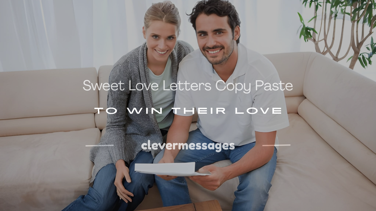 Read more about the article 250+ Sweet Love Letters Copy Paste to Win Their Love