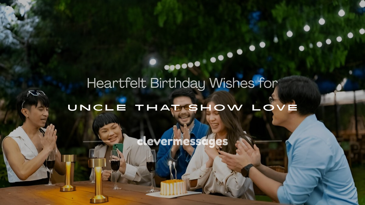 Read more about the article 250+ Heartfelt Birthday Wishes for Uncle That Show Love