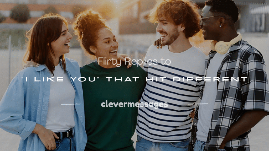 flirty replies to i like you