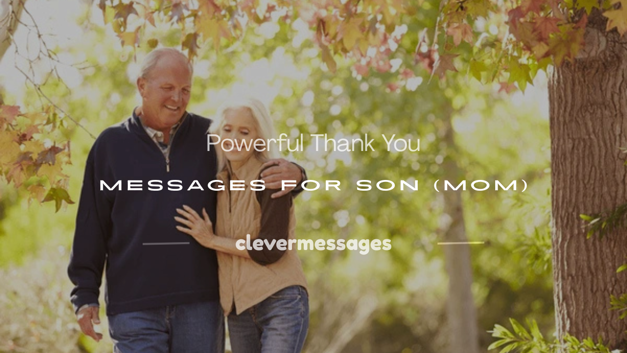 Read more about the article 150+ Powerful Thank You Messages for Son (Mom)