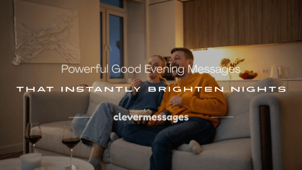 good evening messages